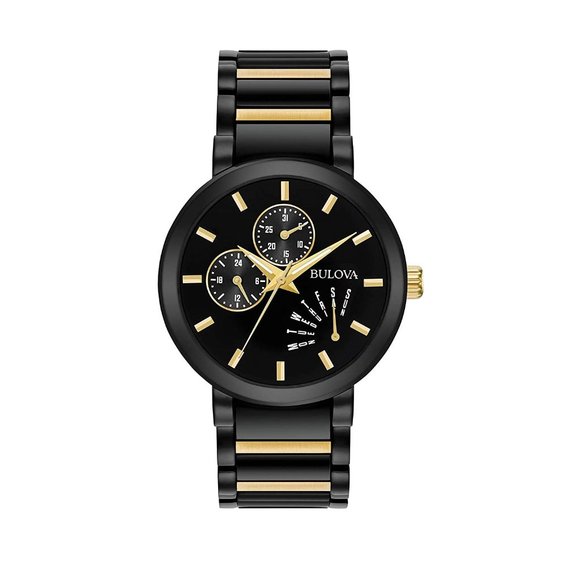 Bulova Men's Multi-Function Modern Stainless Steel Watch Sport Model 98C124 - Picture 1 of 6